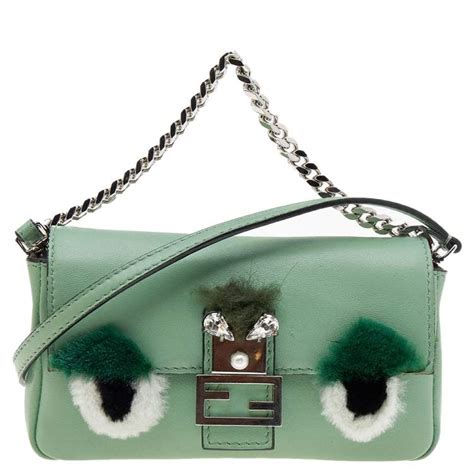 fendi baguette mini|Fendi micro monster baguette.